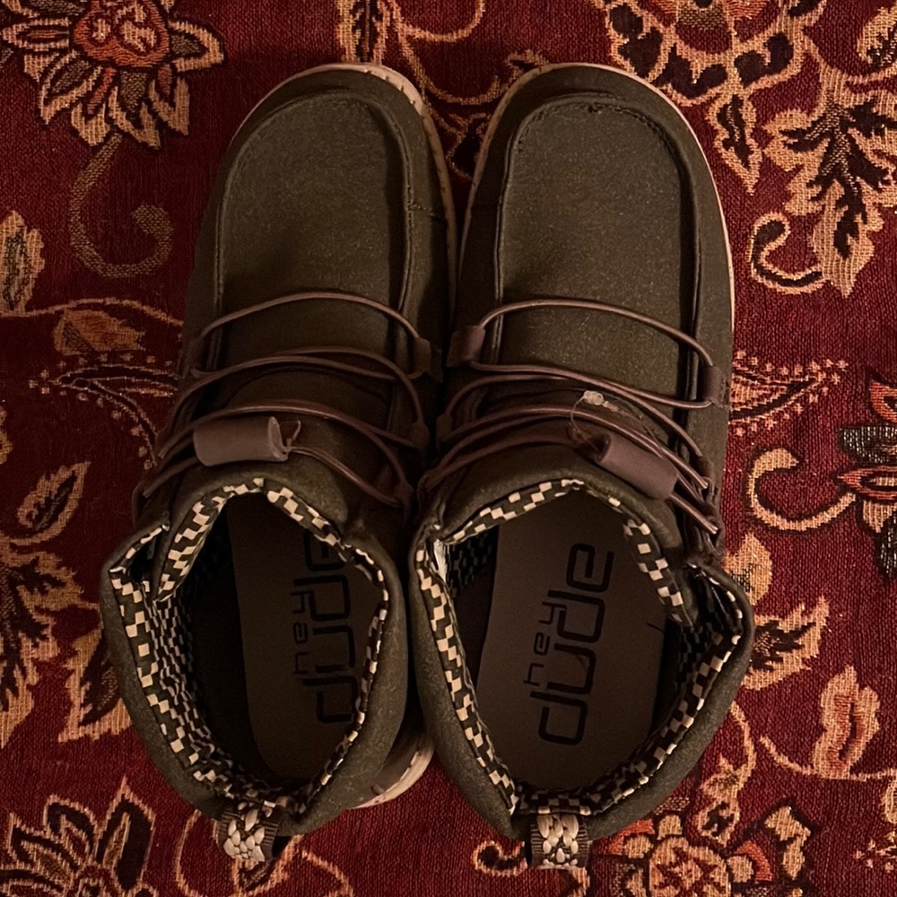 NWOT Hey Dude Women’s LEA size 8 Lightweight Boot in Coffee color